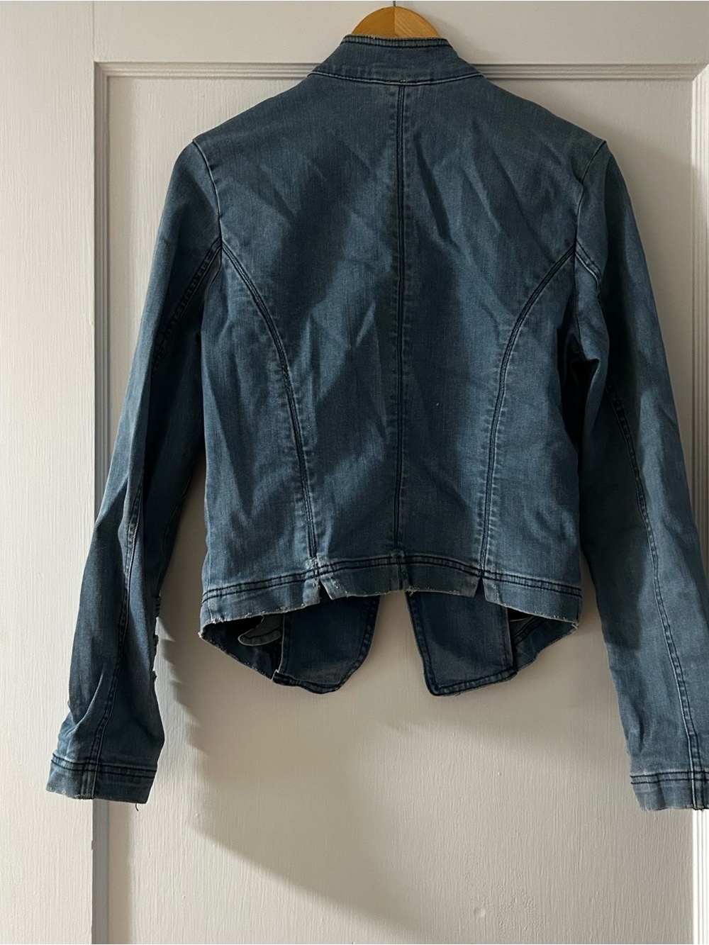 Free People Military Denim Jacket - Picture 9 of 9